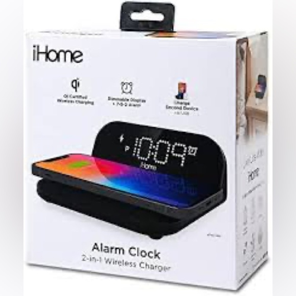 New/Unopened iHome Alarm Clock with Wireless Charging